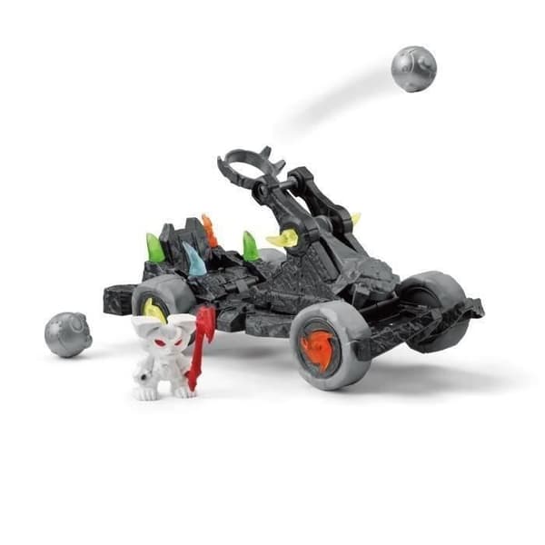 Katapult med Mini Varelse, Set med mycket hållbara fantastiska actionfigurer, Från 7 år, schleich 4618 ELDRADOR Mini Varelse