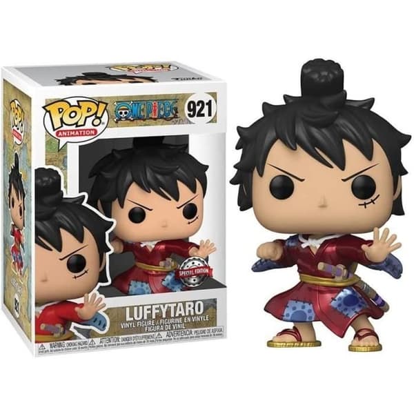 Figurine - FUNKO - Monkey D. Luffy i Kimono Metallic - Flerfärgad - Speciell Utgåvan - Licens One Piece