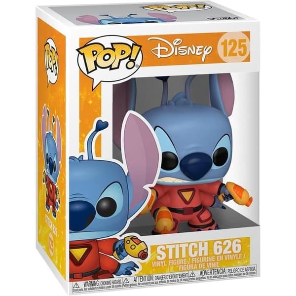 Figurin - FUNKO - Stitch 626 Pop - 10 cm - Disney - Mixed - Blå