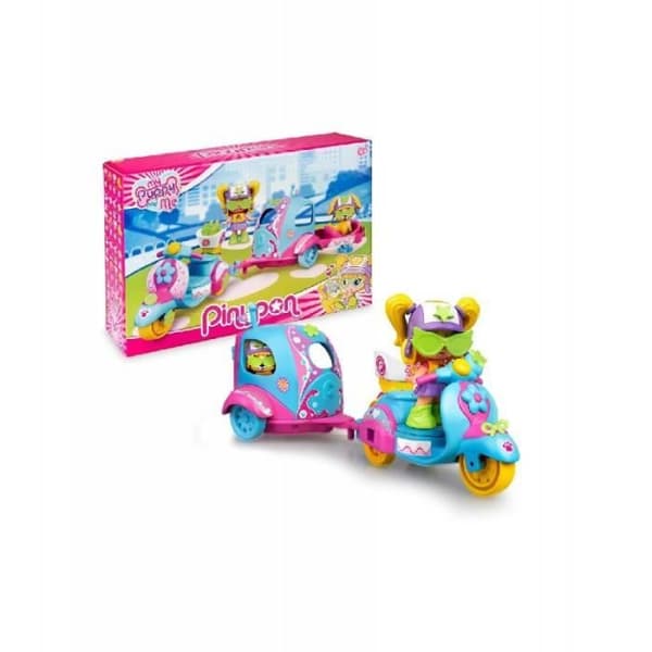 Pinypon - My Puppy and me Motorcycle Box - GPTOYS - Multicolor - Girl - Mix &amp; Match