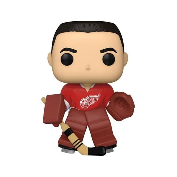 POP! NHL - FUNKO - Terry Sawchuk (Detroit Red Wings) - Vit - 9 cm