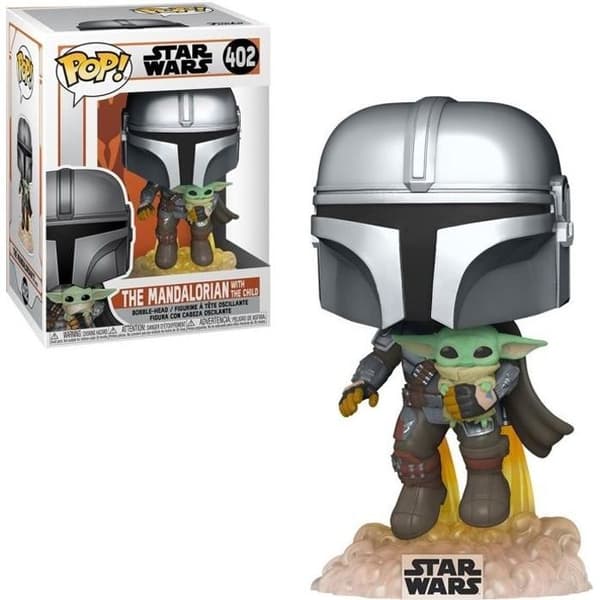 Funko Pop! Star Wars: The Mandalorian - Mando Flying w / Jet Pack
