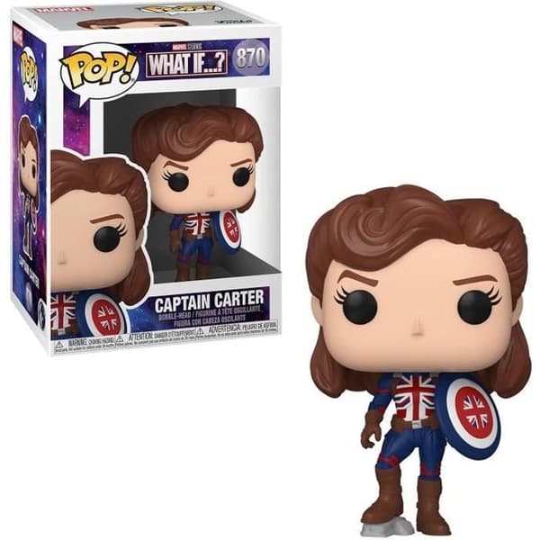 Funko Pop! Marvel Studios: Tänk om...? -Kapten Carter