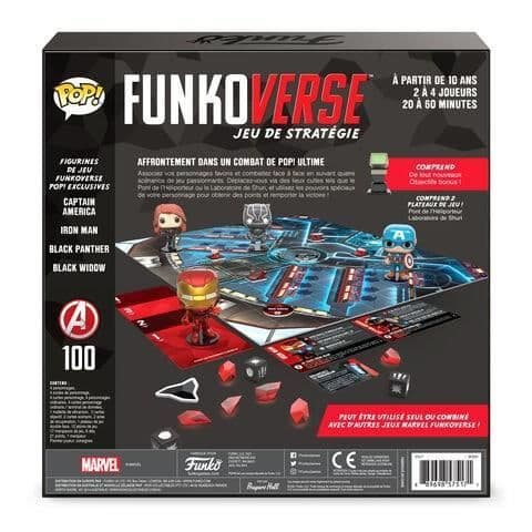 POP! Funkoverse - Marvel 100 Strategispel - 4 figurer (franska)