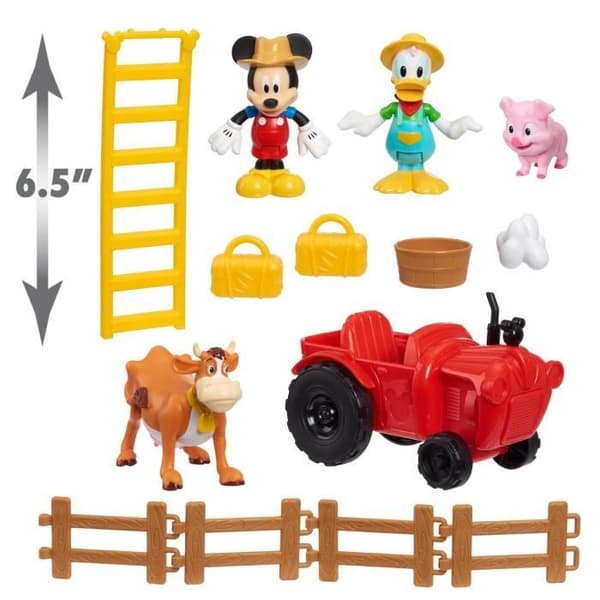Interaktiv leksak - Just Play - Musse Pigg gård på landsbygden - Vit - Blandat - från 3 år och uppåt