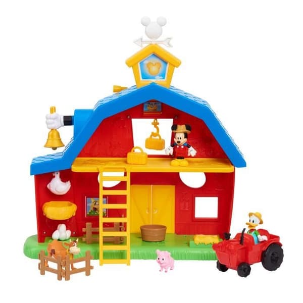 Interaktiv leksak - Just Play - Musse Pigg gård på landsbygden - Vit - Blandat - från 3 år och uppåt