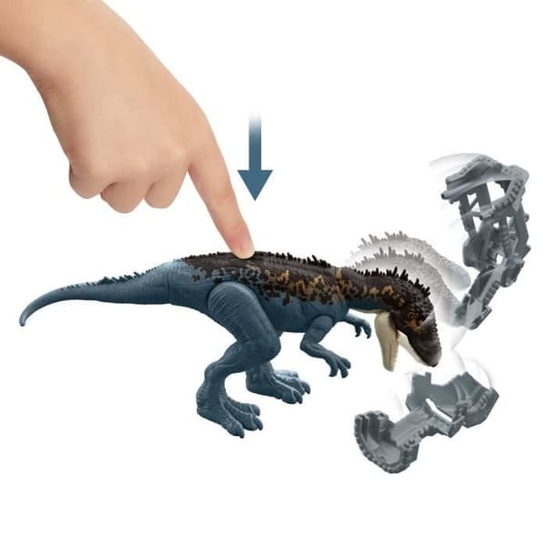Dinosauriefigur - MATTEL - Jurassic World - Destroyer Charcarodontosaurus - Attackfunktion - Ledad