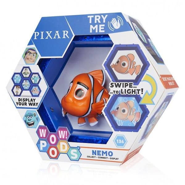 Figurine - WOW! Pods - Disney Pixar - Nemo - 15x5.3x15 cm - 175 gram - 3 år och uppåt