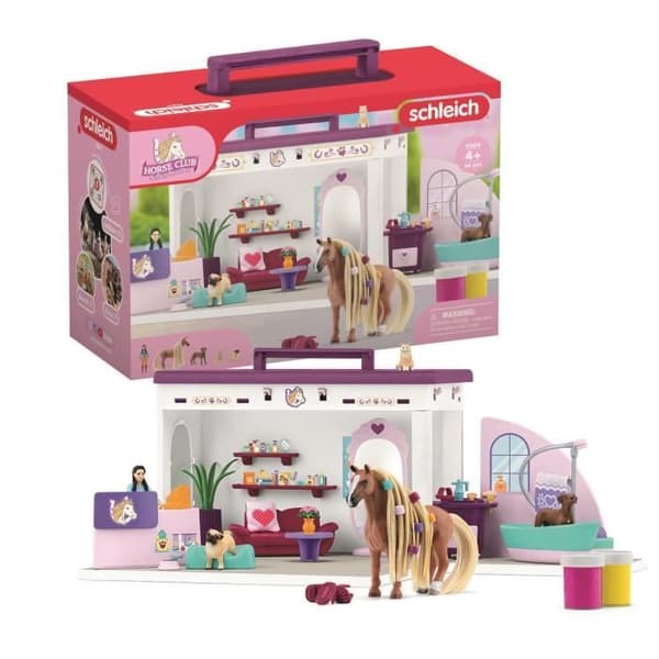 Coffret Mallette de Mode för hästar, Schleich 42614 Horse Club Sofias' Beauties, 66 Delar, Från 3 år