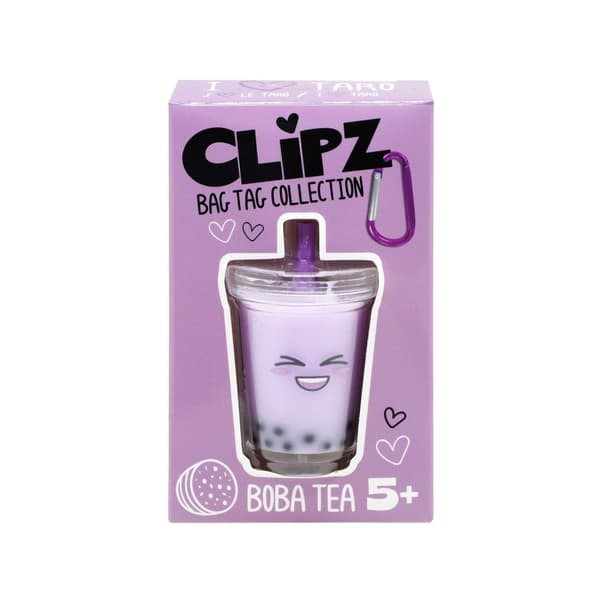 Clipz Boba Tea Bag Tag Taro Lilla