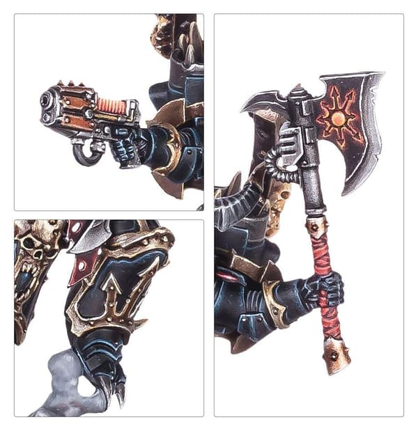 Chaos Space Marines: Chaos Lord with Jump Pack