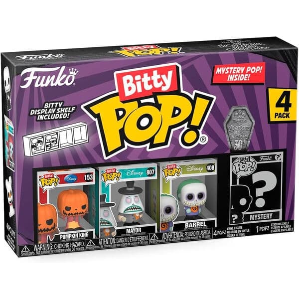 4-pack Bitty Pop - The Nightmare Before Christmas