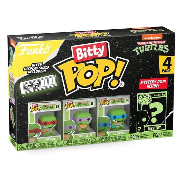 Teenage Mutant Ninja Turtles Bitty POP! Vinyl Figure 4-Pack 8-Bit 2,5cm