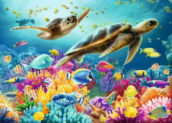 Ravensburger 12000577, 1000 stykker, Dyr, 14 år
