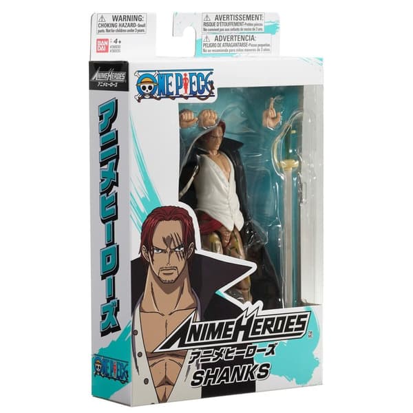 Actionfigurer One Piece Bandai Anime Heroes: Shanks 17 cm