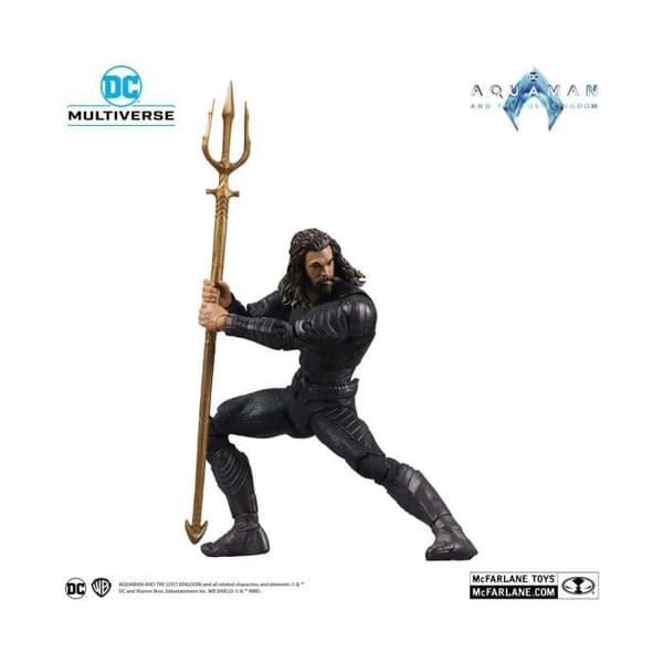 Figurin - MCFARLANE TOYS - Aquaman med smygkostym - DC Multiverse - 18 cm
