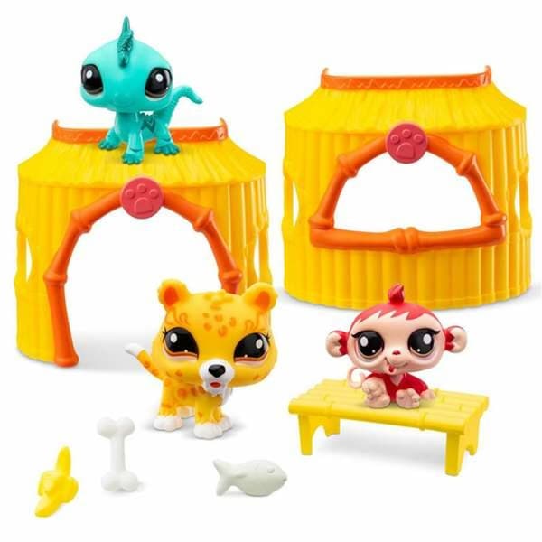Playset Bandai Littlest Pet Shop 8 Delar