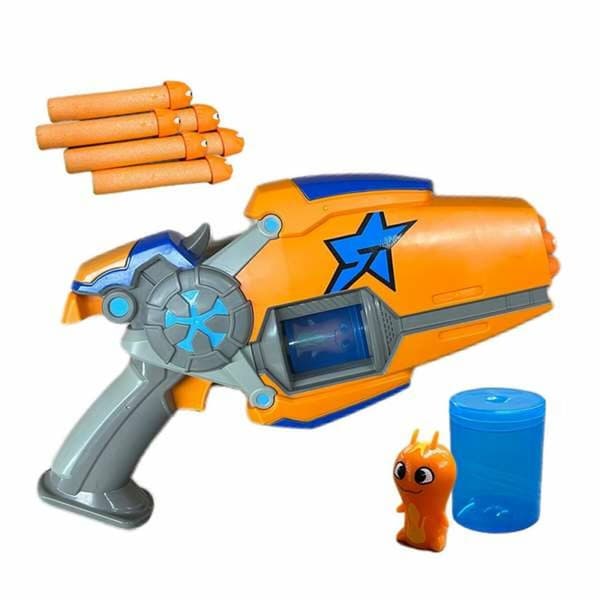 Pistol med Pilar Bizak Slugterra Eli'S Megamorph Blaster Orange