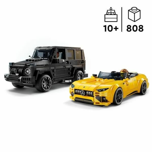Byggsats Lego Mercedes-AMG G 63 y Mercedes-AMG SL 63 Multicolour 808 Delar