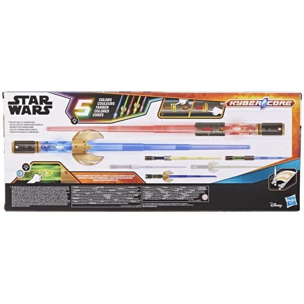 Master lightsaber colors of the Force, 5 färger, elektronisk ljussabel med färgskiftande blad, från 6 år gammal