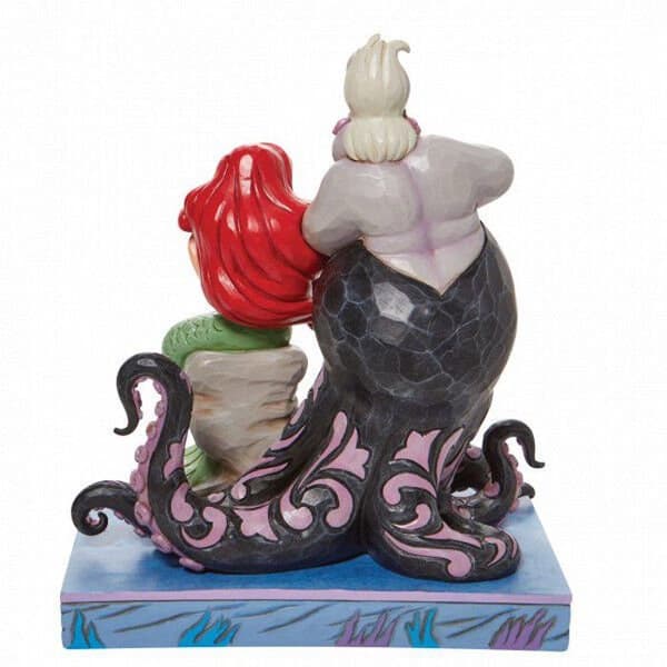 Figurine - Disney - Den lilla sjöjungfrun - Ariel och Ursula - 17-20 cm - Polykrom resin - Blandet