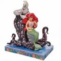Miniatyrbild 2 av 3: Figurine - Disney - Den lilla sjöjungfrun - Ariel och Ursula - 17-20 cm - Polykrom resin - Blandet