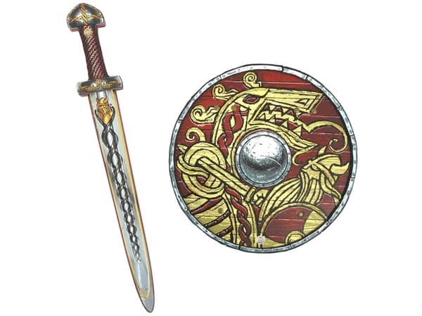 Vikinge Skum Sværd + Skjold