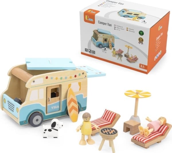 Viga Toys Wooden Camper Beach Lumarko!