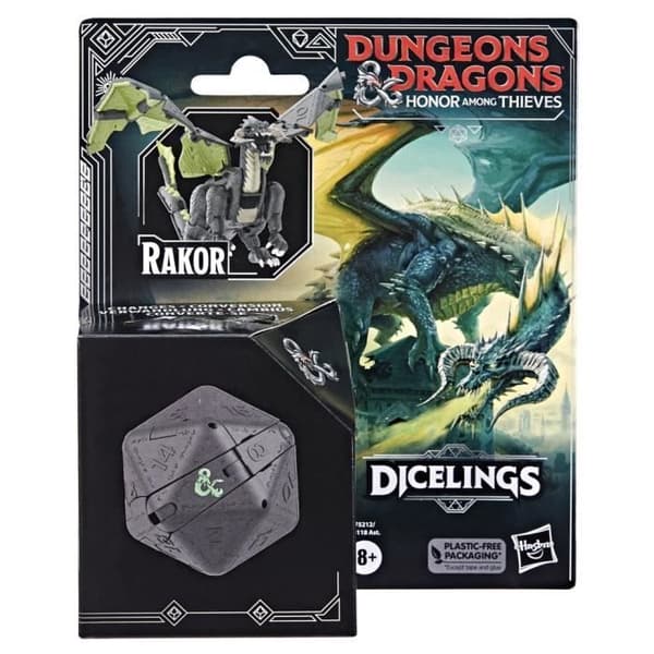 Samlarfigur - HASBRO - Black Rakor - KONVERTIBELT TÄRNINGSMONSTER - Dungeons & Dragons Thieves' Honor