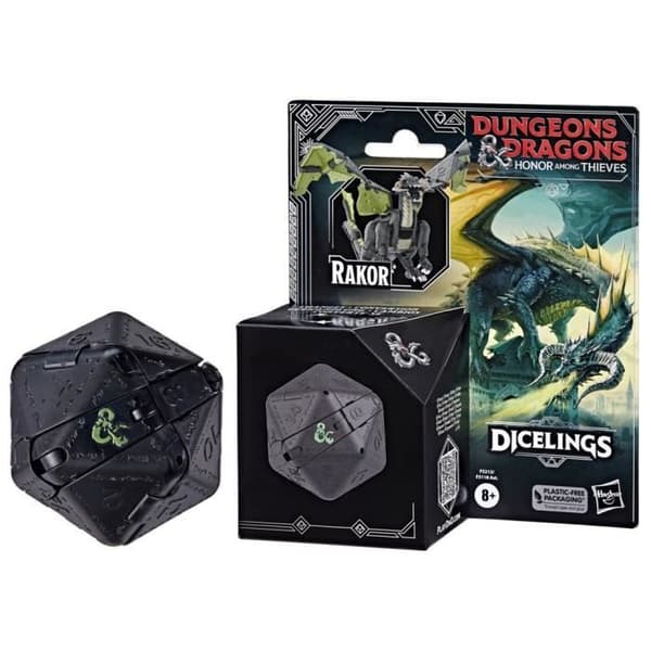 Samlarfigur - HASBRO - Black Rakor - KONVERTIBELT TÄRNINGSMONSTER - Dungeons & Dragons Thieves' Honor