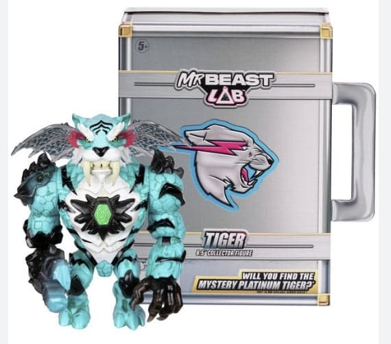 Mr Beast Lab Collector Figure - Tiger Samlarfigur 17cm Tiger
