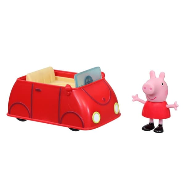 Peppa Pig Ajoneuvo ja hahmo Punainen auto