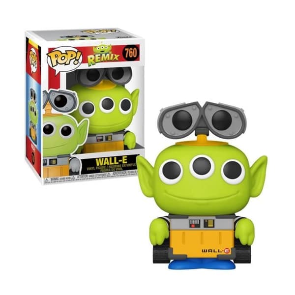 Pop Alien As Wall-E Disney Pixar Figur - PVC - 10cm - INGET NAMN - Wall-E - Blandat - Barn