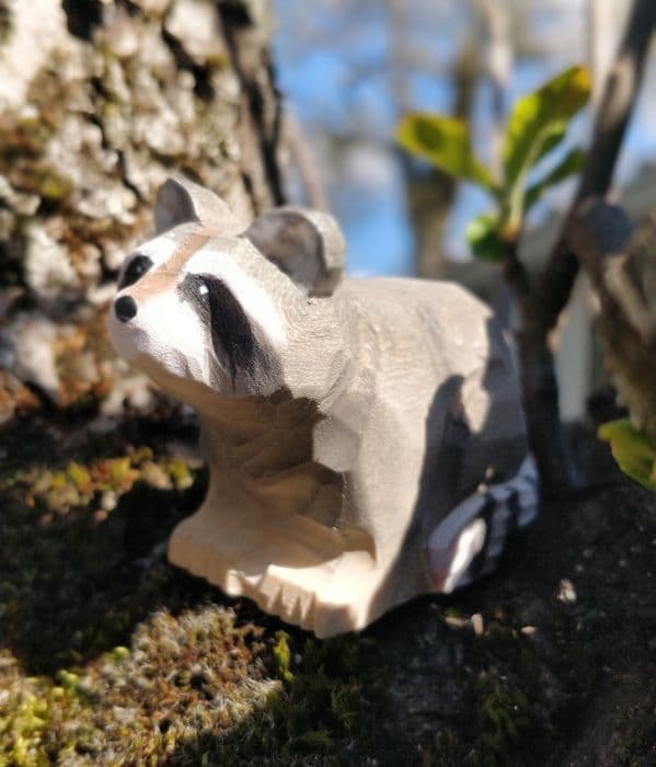 Wudimals - Raccoon Figure - K-PLAY