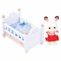 Miniatyrbillede 2 af 3: Action Figurer Sylvanian Families Baby Rabbit Chocolate Bed