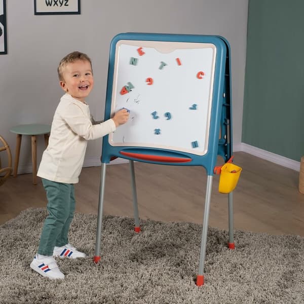 Dobbeltsidet tavle Smoby Foldbar 80 Dele 105 x 49 x 52 cm