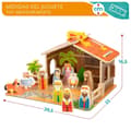 Miniatyrbillede 5 af 7: Betlehem dekoration Woomax Træ 29,5 x 16,5 x 22 cm (20 Dele) (6 enheder)