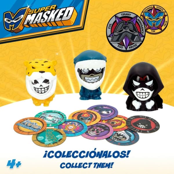 Action Figurer Eolo Super Masked 3 x 4,5 x 3,5 cm (12 enheder)