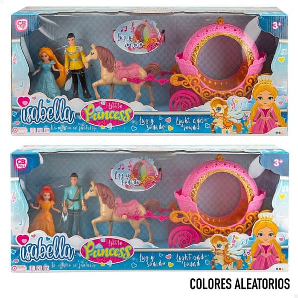Playset Colorbaby Isabella 6 enheder 28,5 x 14,5 x 7 cm Hestevogn