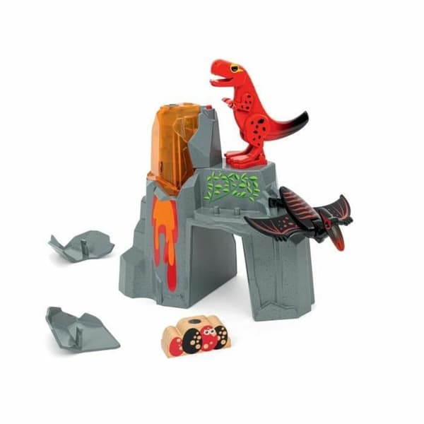 Action Figurer Brio 36092 Dinosaur Erupting Volcano