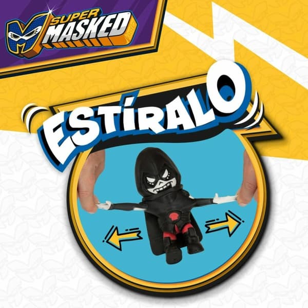 Toimintahahmot Eolo Super Masked Whisper 11,5 x 15,5 x 6,5 cm Joustava (12 osaa)