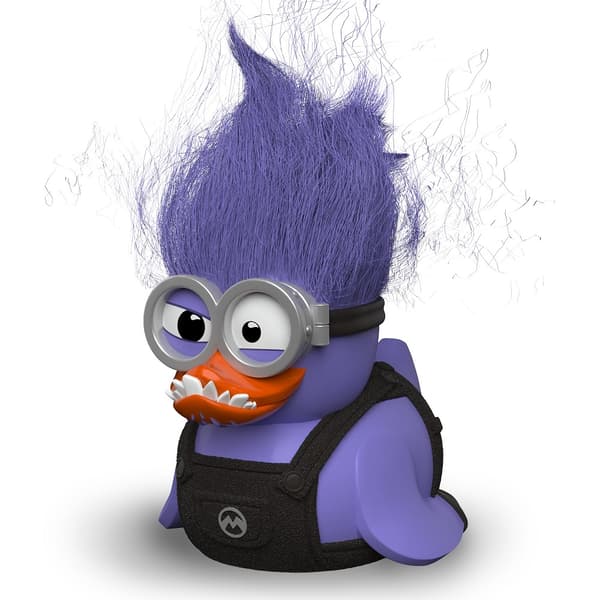 Numskull - Det bästa av TUBBZ badankor i låda - Minions - Purple Minion "Evil" (Första upplagan) - 9cm