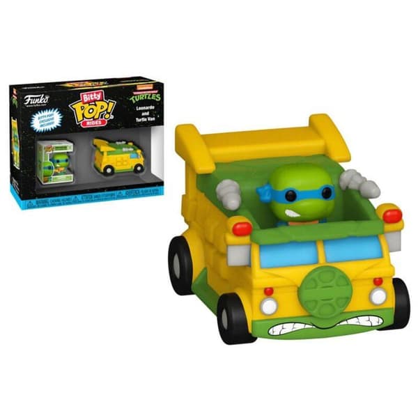 Bitty Pop! Ride - Ninja Turtles - Leonardo With The Van