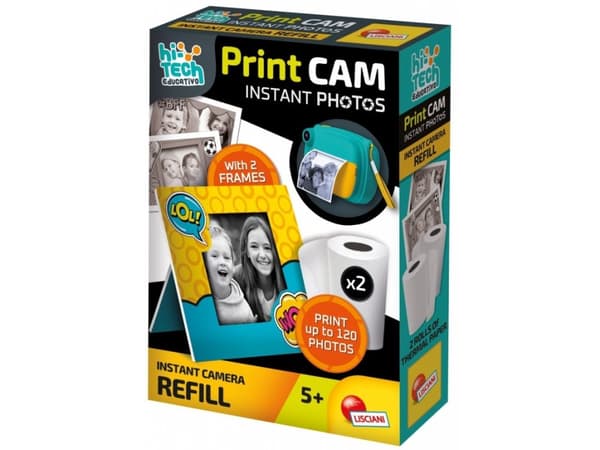 Print Cam Instant Photos Hi-Tech Photo Rolls 2pcs LISCIANI 101818