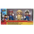Miniatyrbild 2 av 2: Paket med 3 figurer - JAKKS PACIFIC - Super Mario Bros: Mario - 10 cm