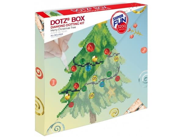 Dante DIAMOND DOTZ DIAMOND DOTZ DOTZ BOX MERRY CHRISTMAS TREE
