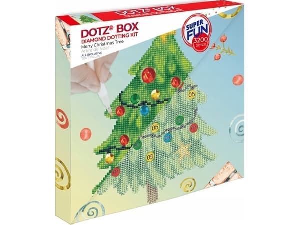 Dante DIAMOND DOTZ DIAMOND DOTZ DOTZ BOX MERRY CHRISTMAS TREE