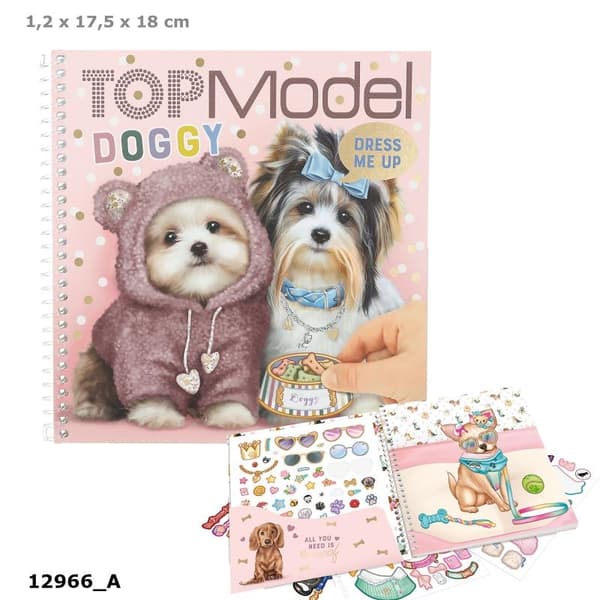TOPModel Dress Me Up Stickerbok Doggy