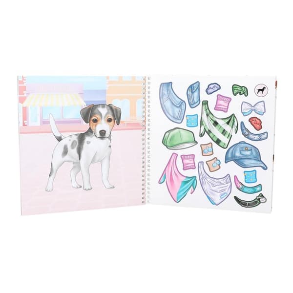 TOPModel Dress Me Up Stickerbok Doggy
