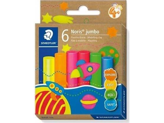 STAEDTLER Plastilin-Knete Noris Jumbo neon